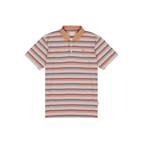 Wrangler Men's Polo Shirt, Brown, X-Large von Wrangler