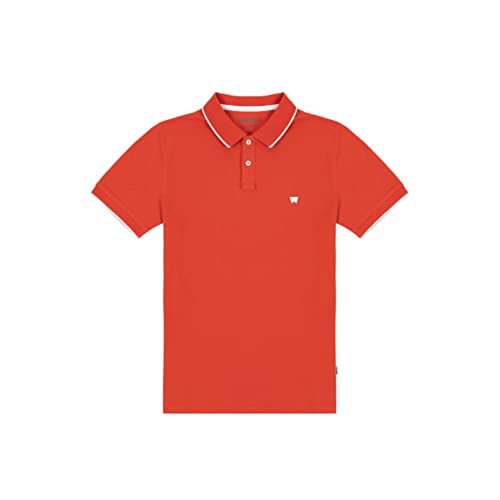 Wrangler Men's Polo Shirt, Red, Medium von Wrangler