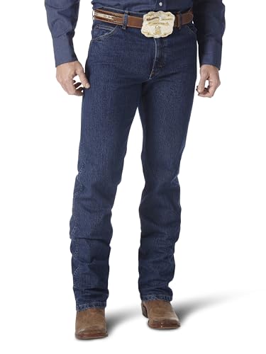 Wrangler Men's Premium Performance Cowboy Cut Reg Jean, Mid Stone, 34W x 38L von Wrangler
