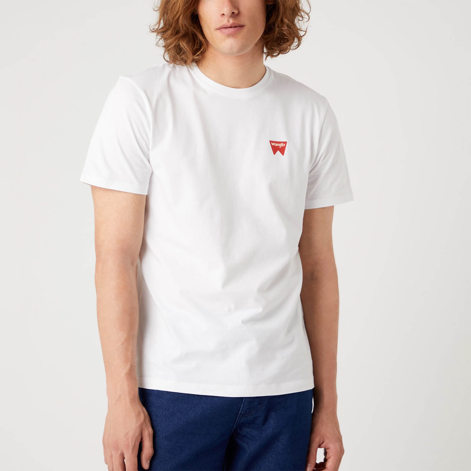 Wrangler Sign Off Cotton T-Shirt - S von Wrangler