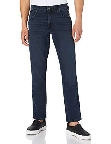 Wrangler Men's Texas Slim Bruised River Jeans, W28 / L32 von Wrangler