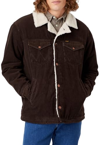 Wrangler Men's WRANGE Sherpa Jacket, DELICIOSO Brown, XX-Large von Wrangler