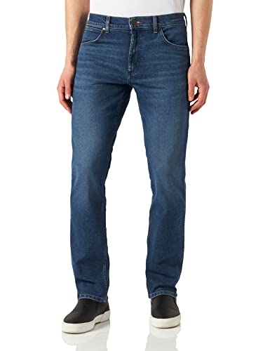 Wrangler Mens GREENSBORO, BLUE ARCADE, W36 / L32 von Wrangler