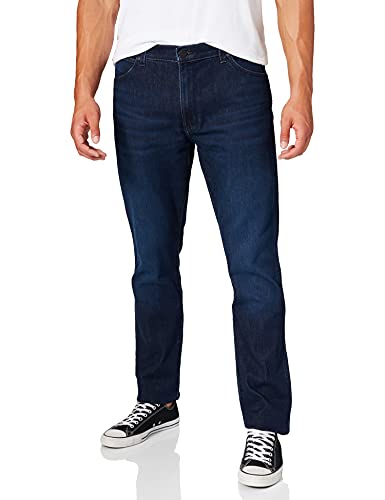 Wrangler Mens Larston Jeans, Dark Silk, 32W / 32L von Wrangler