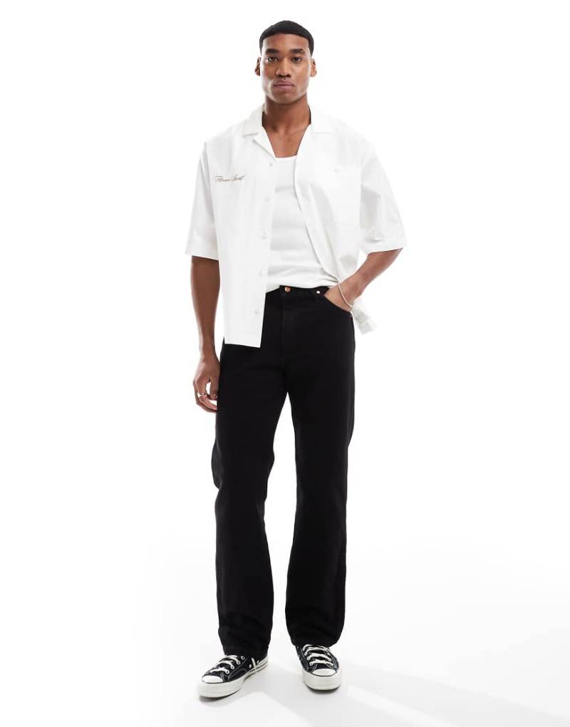 Wrangler - Original - Cowboy-Jeans in Schwarz mit geradem Schnitt von Wrangler