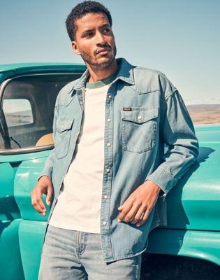 Wrangler Oversized Western Shirt Authentic Medium Größe XL von Wrangler