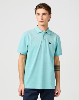 Wrangler Refined Polo Shirt Teal Größe XXL von Wrangler
