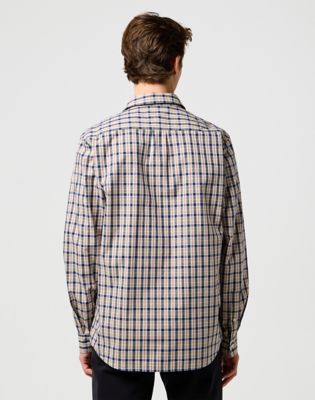 Wrangler Regular 1 Pocket Shirt Beige Größe XXL von Wrangler