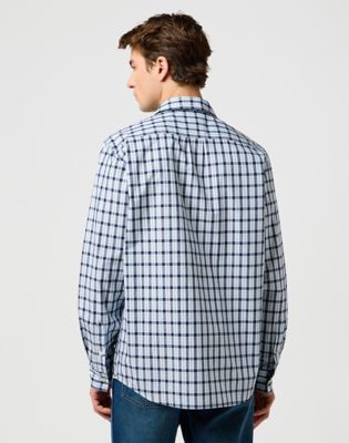 Wrangler Regular 1 Pocket Shirt Cerulean Größe XXL von Wrangler