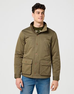 Wrangler Regular Field Jacket Ivy Green Größe L von Wrangler