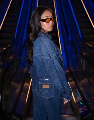 Wrangler Regular Pintuck Shirt Homestead Haze Größe S von Wrangler