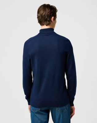 Wrangler Regular Turtleneck Navy Größe XXL von Wrangler
