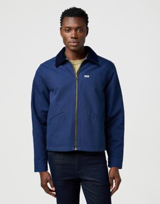 Wrangler Regular Utility Jacket Navy Größe M von Wrangler