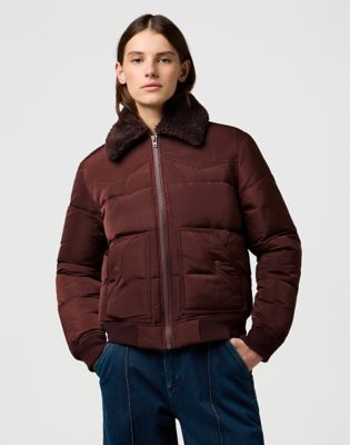 Wrangler Regular Western Puffer Mahogany Größe L Wrangler Regular Western Puffer Mahogany Größe L von Wrangler