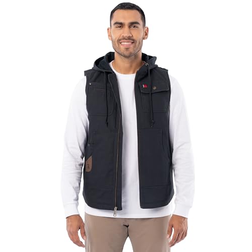 Wrangler Riggs Workwear Herren Duck Arbeitsweste, Marineblau, XXL von Wrangler