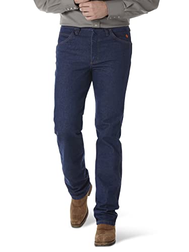 Wrangler Riggs Workwear Herren-Jeans, flammenresistent, schmale Passform, Vorwäsche, 38W / 29L von Wrangler