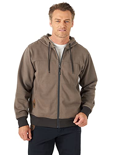 Wrangler Riggs Workwear Herren Kapuzenpullover mit durchgehendem Reißverschluss, Granitgrau, 3X Wrangler Riggs Workwear Herren Kapuzenpullover mit durchgehendem Reißverschluss, Granitgrau, 3X von Wrangler