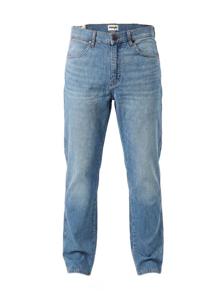 Wrangler Straight-Jeans Relax Loose Fit, leicht & weich - FRONTIER COASTAL BREEZE mittlere Leibhöhe, geringer Stretch von Wrangler