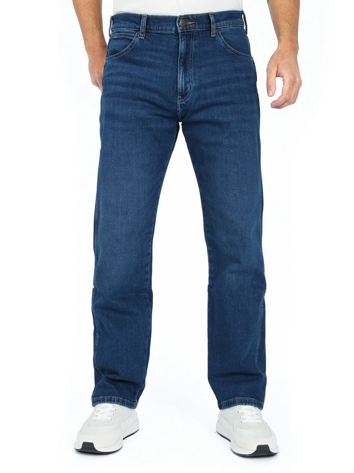 Wrangler Straight-Jeans Relaxed Fit - Frontier Dancing Water von Wrangler