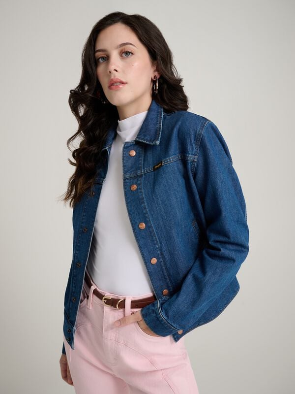 Wrangler Stranger Things Nancy Jacket Classic Blue Jeansjacke blau in XS von Wrangler