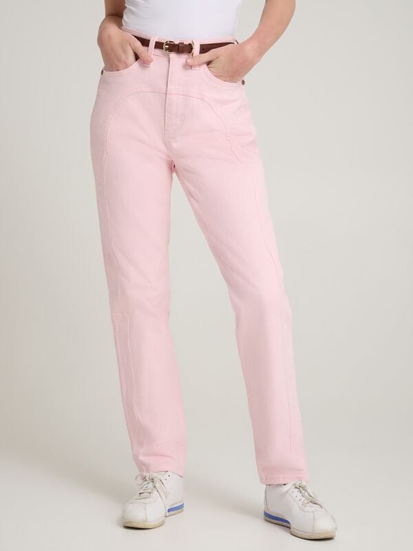 Wrangler Stranger Things Nancy Jean Light Pink Jeans rosa in 25 von Wrangler