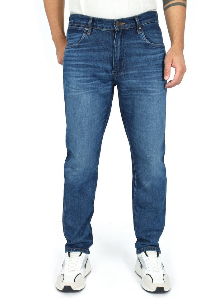Wrangler Tapered-fit-Jeans Regular Fit mit zulaufendem Bein - RIVER FADED HARVEST von Wrangler