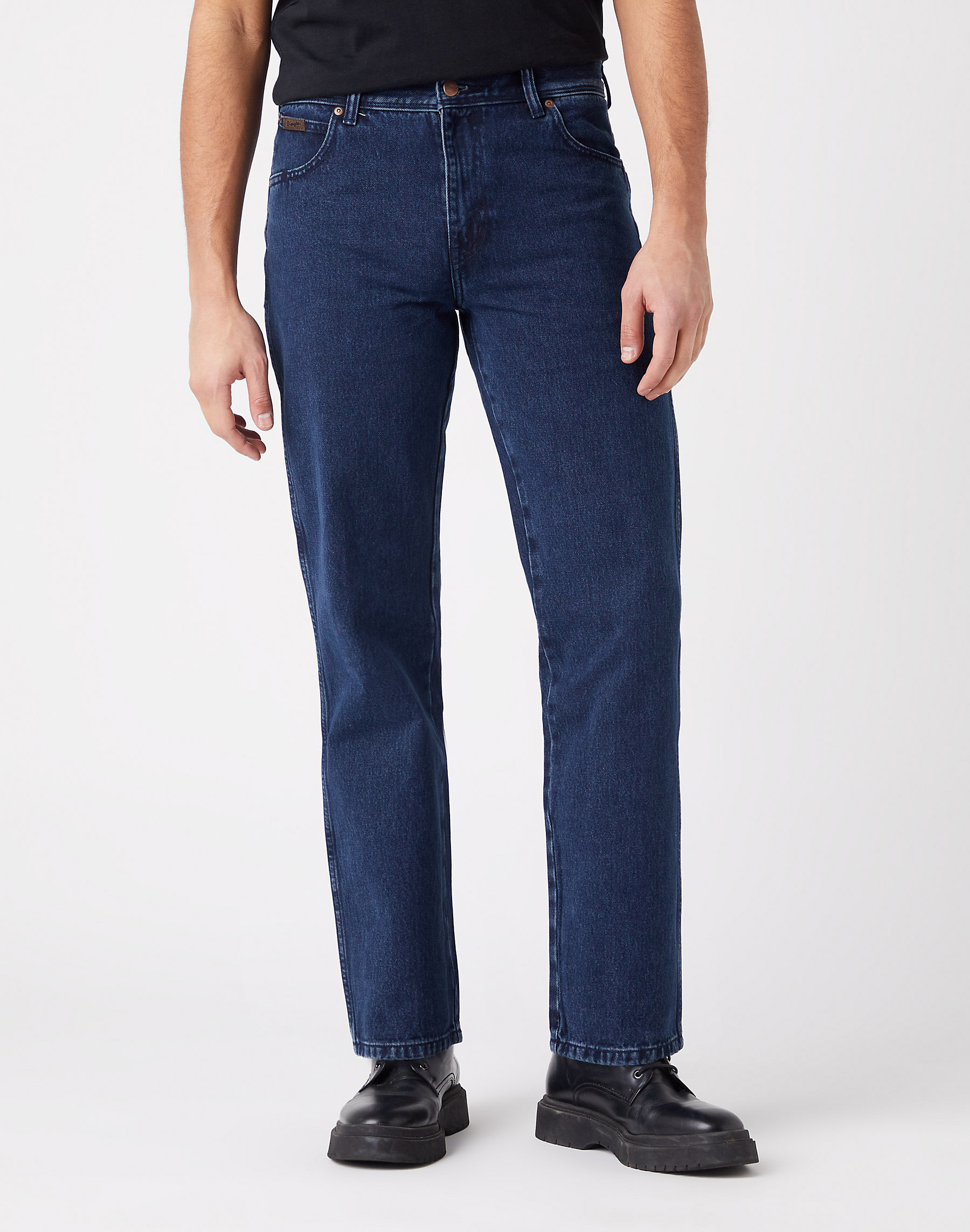 Wrangler Texas Jeans Regular Fit coalblue stone von Wrangler