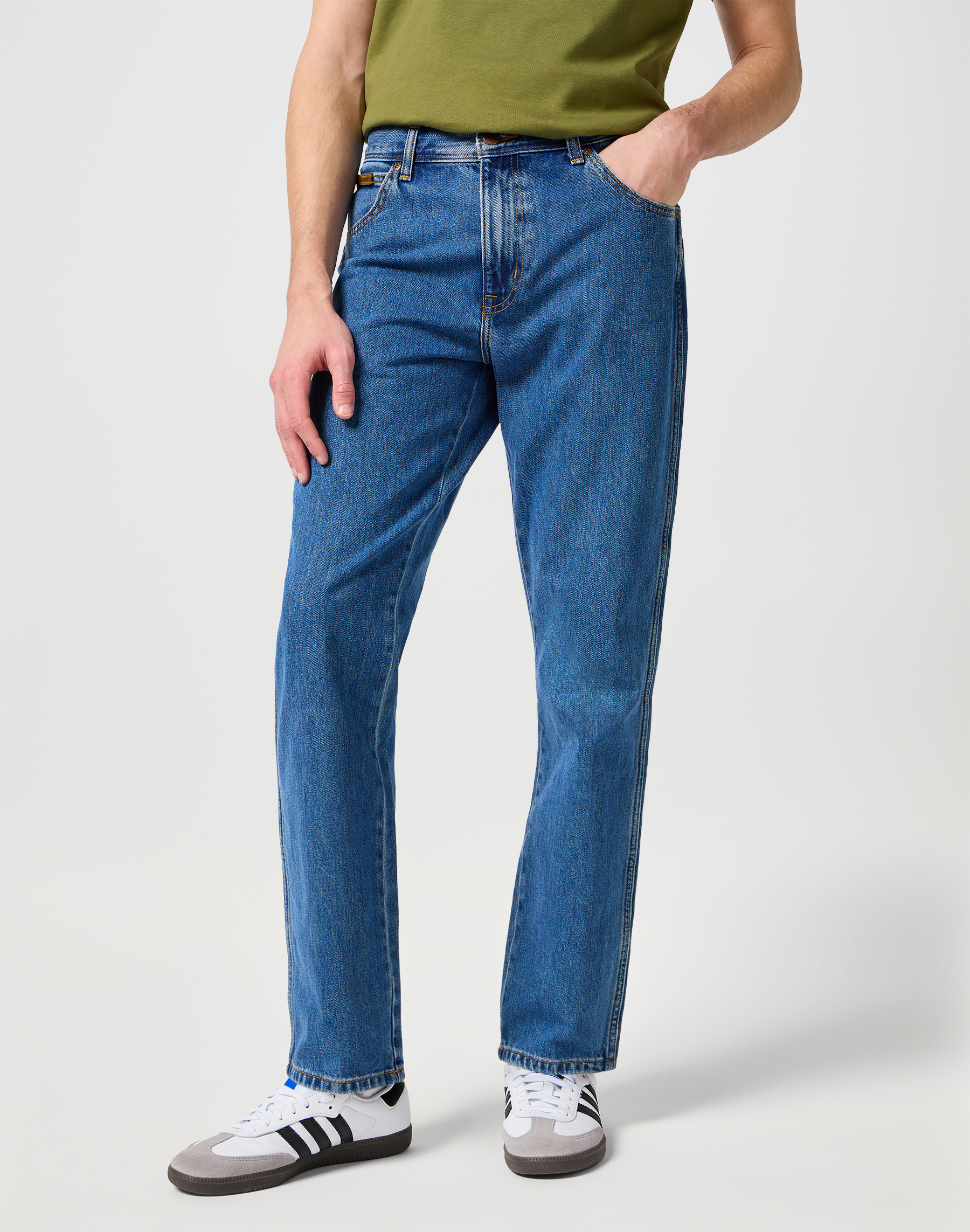 Wrangler Texas Jeans Regular Fit stonewash von Wrangler