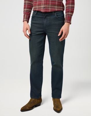 Wrangler Texas Medium Stretch Straight Jean Polar Grey Größe 34 x34 von Wrangler