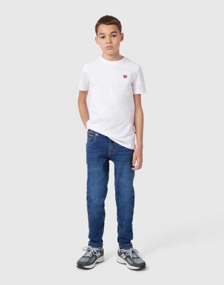 Wrangler Texas Straight Jean Mid Wash Größe 14/15 von Wrangler