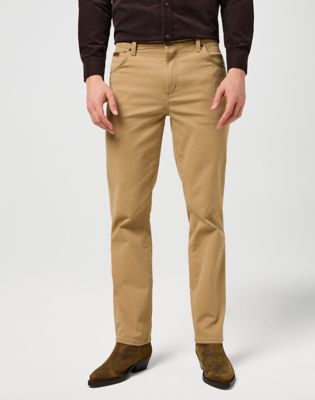 Wrangler Texas Straight Pant Tigers Eye Größe 32 x34 von Wrangler