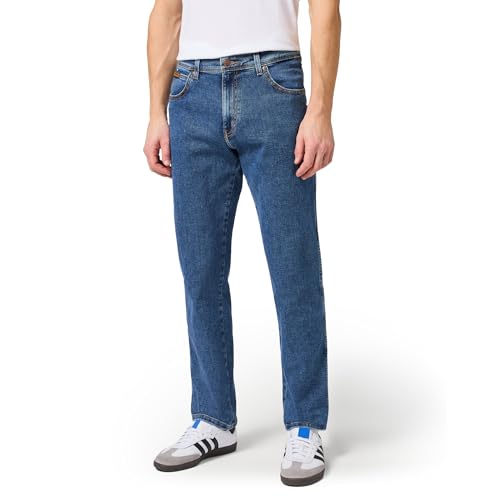 Wrangler Texas Herren Jeans, Blau (Stonewash, Light blue), 42W / 34L von Wrangler