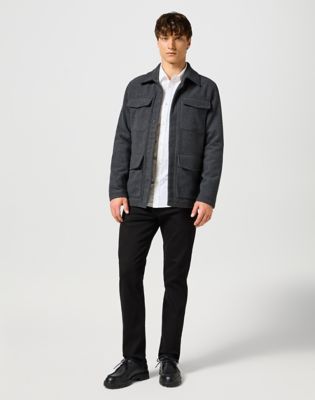 Wrangler Warm Transitional Jacket Charcoal Heather Größe M von Wrangler