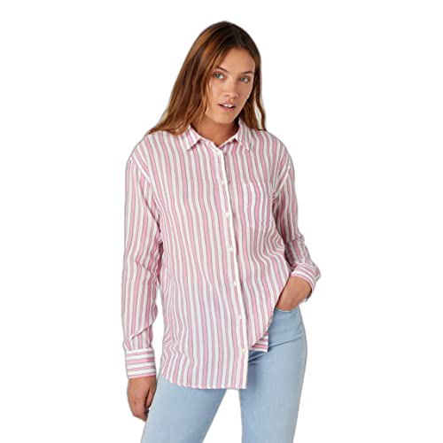 Wrangler Women's 1 PKT Shirt, Pink, Medium von Wrangler