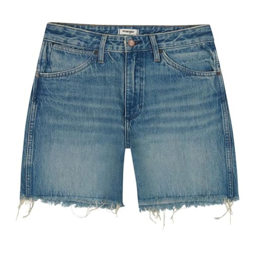 Wrangler Damen Cowboy 5 Inch Denim Shorts, Leaving Town, 28W EU Wrangler Damen Cowboy 5 Inch Denim Shorts, Leaving Town, 28W EU von Wrangler