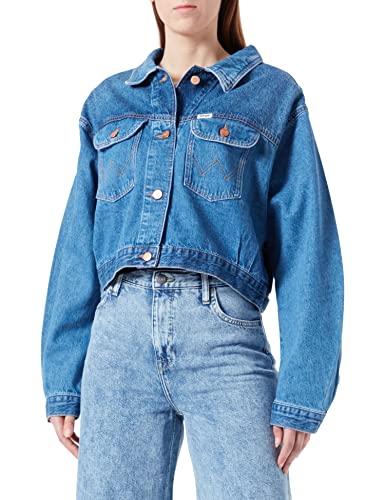 Wrangler Women's Cowboy Denim Jacket, Multicolor, X-Large von Wrangler