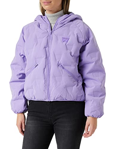 Wrangler Women's DOWN Logo Puffer Jacket, Bougainville Purple, Large von Wrangler