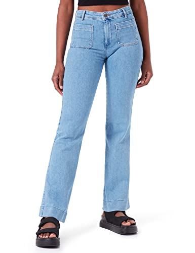 Wrangler Women's Flare Jeans, CALI Blue, W29 / L32 von Wrangler