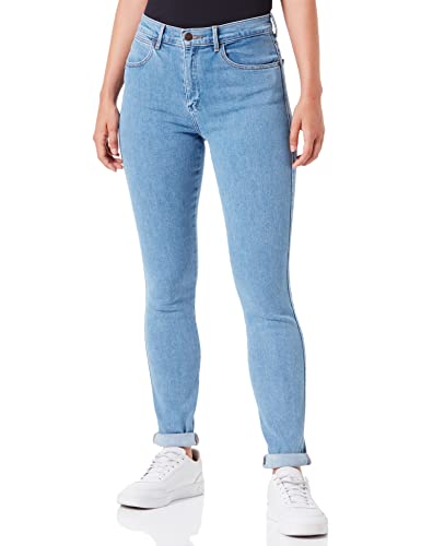 Wrangler Women's HIGH Rise Skinny Jeans, CALI Blue, W40 / L32 von Wrangler