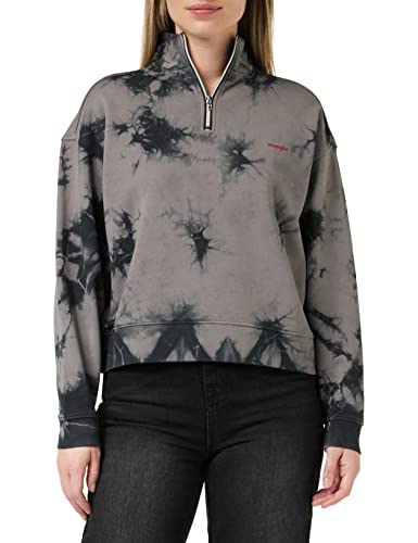 Wrangler Women's Half Zip Sweatshirts, Black, Medium von Wrangler