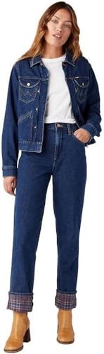 Wrangler Women's MOM Straight Jeans, Autumn Days, W29 / L34 von Wrangler