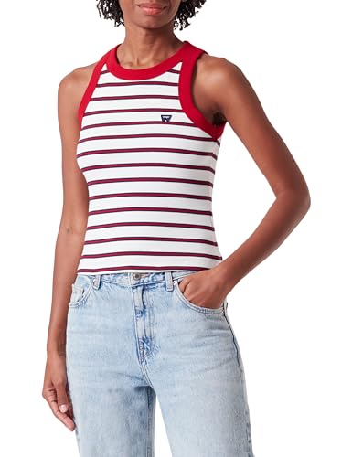 Wrangler Women's Ringer Tank T-Shirt, RED, M von Wrangler