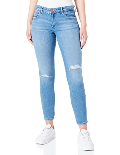 Wrangler Women's Skinny Jeans, Black, W32 / L32 von Wrangler