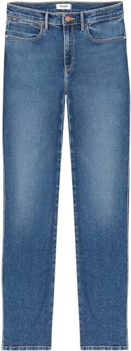Wrangler Damen Slim Jeans, Blue Noise, 32W / 32L von Wrangler