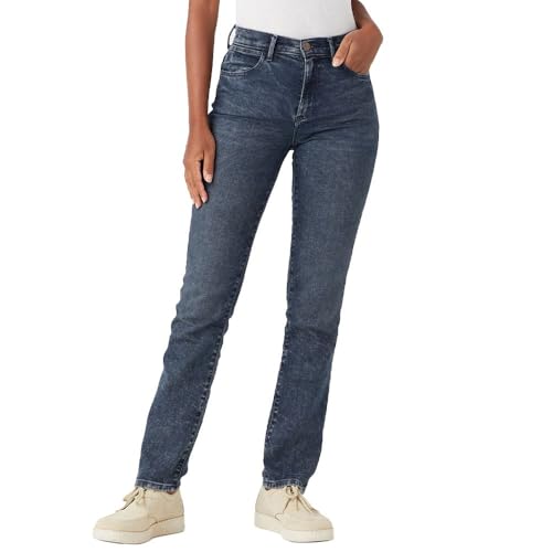 Wrangler Damen Slim Jeans, Blue Pepper, 27W / 32L EU von Wrangler