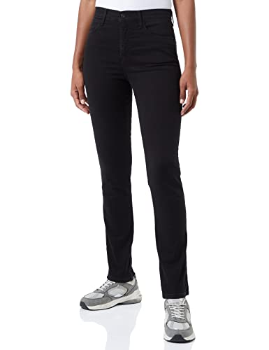Wrangler Damen Slim Pants, Perfect Black, 38W / 34L von Wrangler
