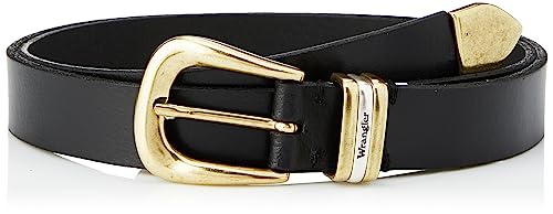 Wrangler Women's Triple Loop Belt, Black, 90 von Wrangler