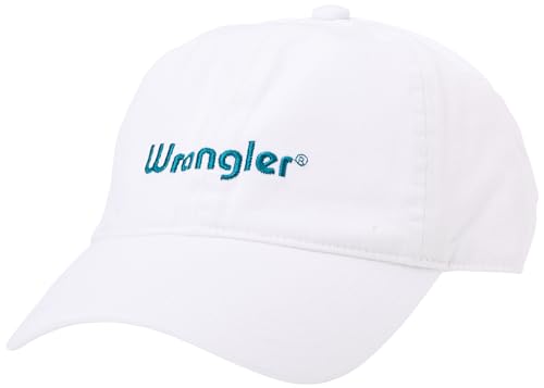 Wrangler Women's Washed Logo Cap, White, One Size von Wrangler