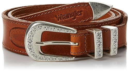 Wrangler Women's Western Belt, Cognac, 75 von Wrangler