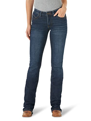 Wrangler Women's Willow Mid Rise Boot Cut Ultimate Riding Jean, Lovette, 0W x 38L von Wrangler